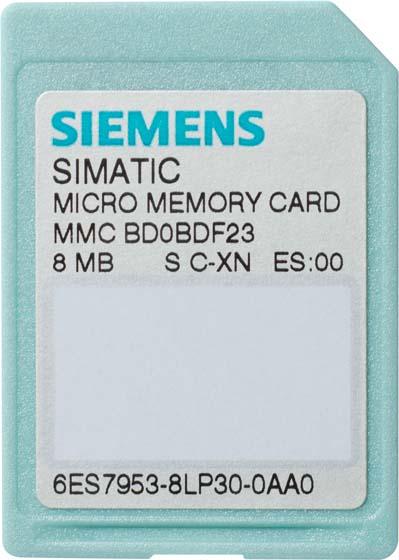 Siemens Geheugenkaart SIMATIC Micro 8MB (microSD, 0.01 GB)