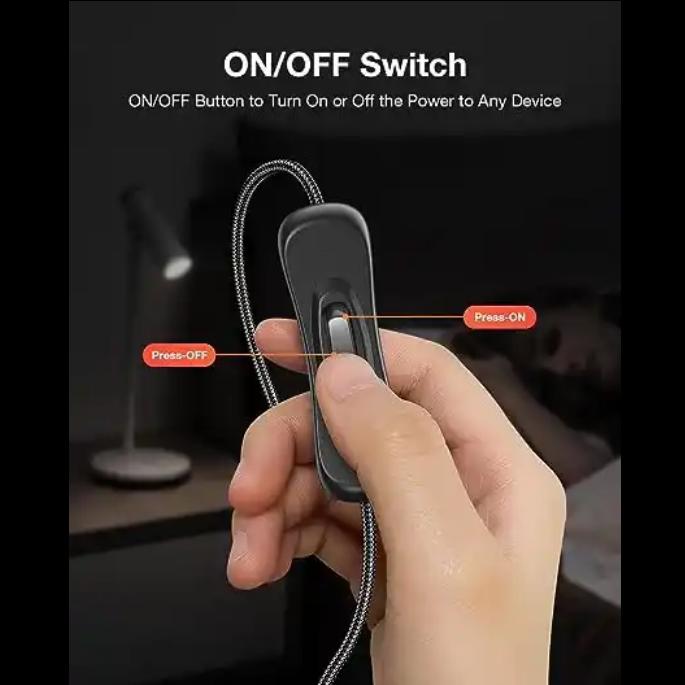 Immagine prodotto PhoneLook Cavo di connessione USB con interruttore On & Off per controllare l'alimentazione (USB 1.0)