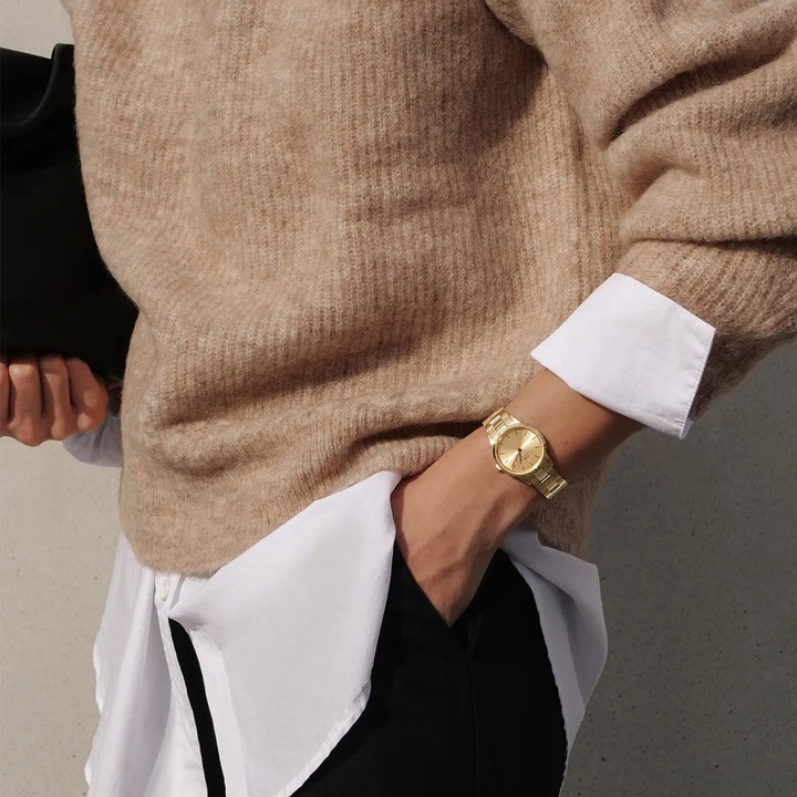 Immagine prodotto Daniel Wellington Link Iconic Unitone Oro (Orologio da polso analogico, 28 mm)