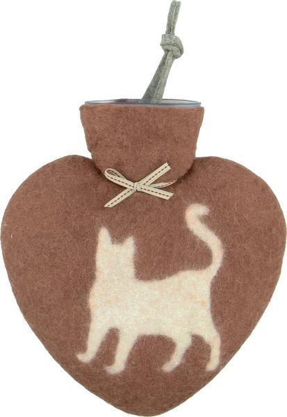 Immagine prodotto Dorothee Lehnen Borsa dell'acqua calda Katz, 0,7 l, terracotta (0.70 l, Fiaschetta da letto con coperchio)
