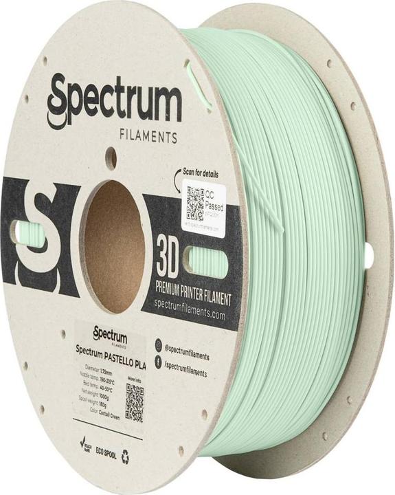 Produktbild Filament PLA Pastello coctail green 1.0kg 1.75mm (PLA, 1.75 mm, 1000 g, Grün)
