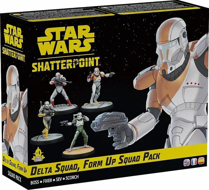 Atomic Mass Games SW SHATTERPOINT DELTA SQUAD, FORM UP (SQUAD) (FR-DE-EN-ES) (Materiale sintetico)
