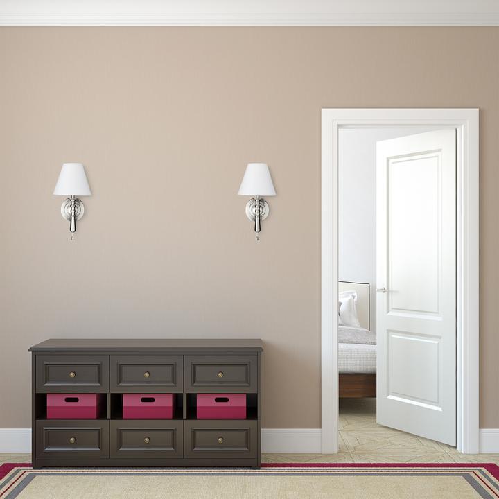 Produktbild Relaxdays Wandlampe mit Schirm 2er Set (E14)