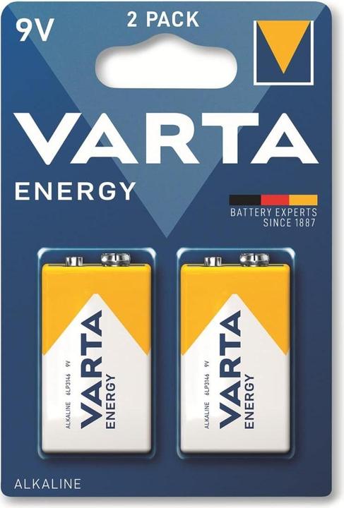 Energie-Label Varta E-Block 6LR61 9V (2 Stk., 9V Block)