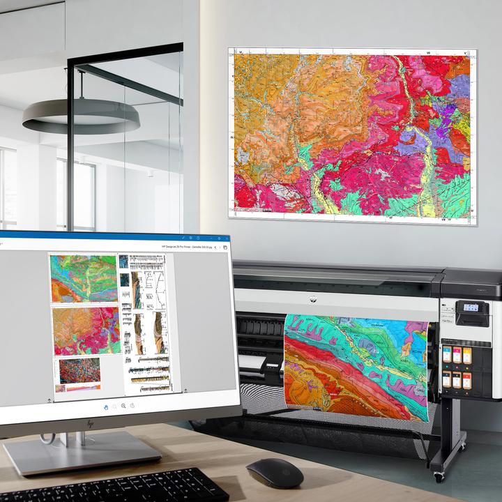 Produktbild HP DesignJet Z6 Pro, 64inch, Printer, 65PPM (Thermodirekt, Farbe)