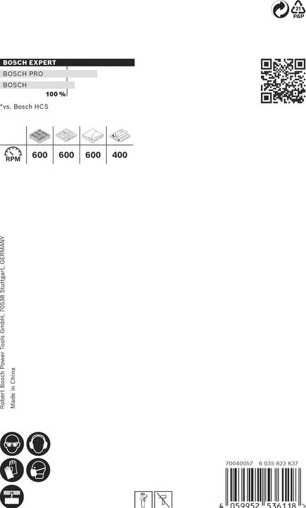 Produktbild Bosch Professional Zubehör EXPERT Construction Material Lochsäge, 57 x 60 mm (57 mm)