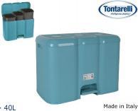 Tontarelli Patty 3 getrennte Abfallbehälter (40 l)