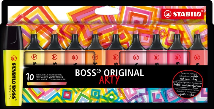 Produktbild STABILO Boss Original Arty (Rottöne, 5 mm, 10 x)