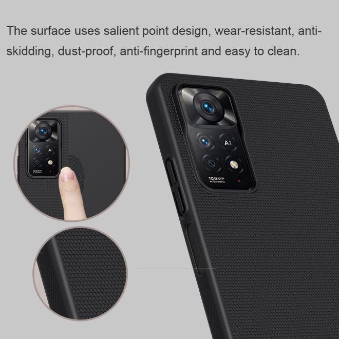 Thumbnail - Nillkin Super Frosted Shield Series Hülle (Xiaomi Redmi Note 11 Pro 5G), Smartphone Hülle, Schwarz