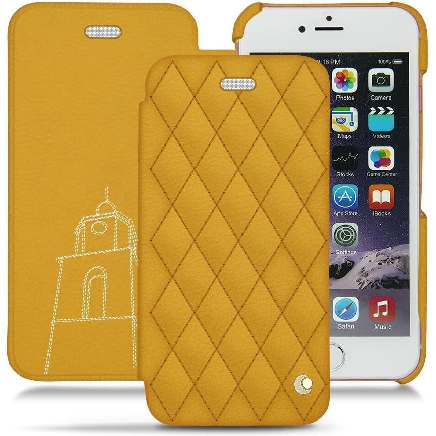 Thumbnail - Noreve Lederschutzhülle horizontal (Apple iPhone 6s Plus), Smartphone Hülle, Orange