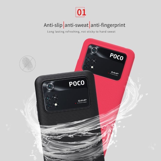 Actual product image Nillkin Super Frosted Shield Series Cover (Xiaomi Poco M4 Pro 5G)