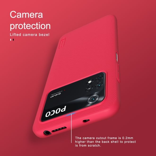 Actual product image Nillkin Super Frosted Shield Series Cover (Xiaomi Poco M4 Pro 5G)