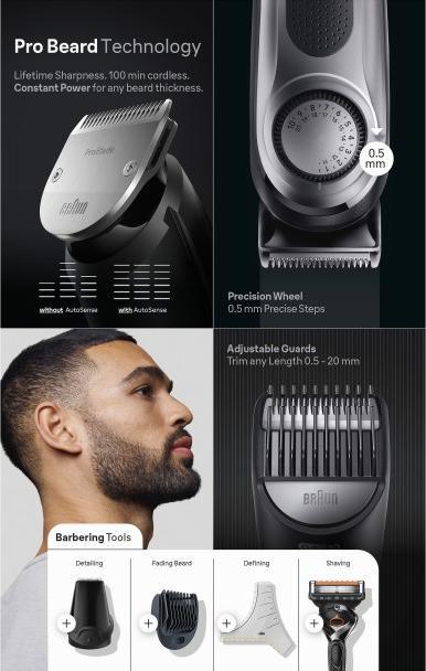 Actual product image Braun Beardtrimmer Series 7 (BT7420)