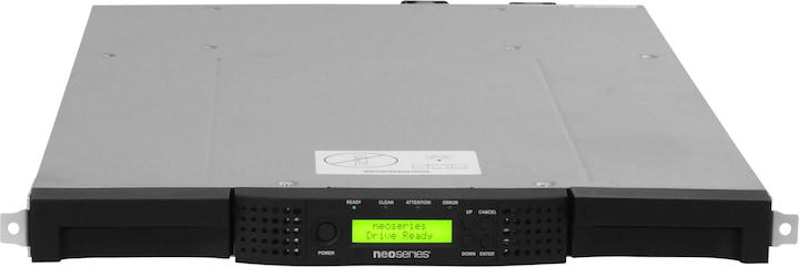 Produktbild Tandberg Data TANDBERG NEOs StorageLoader 1u/8-slot/1-LTO7 SAS (includes 3 year Bronze/advanced replacement war... (LTO, 48000 GB)
