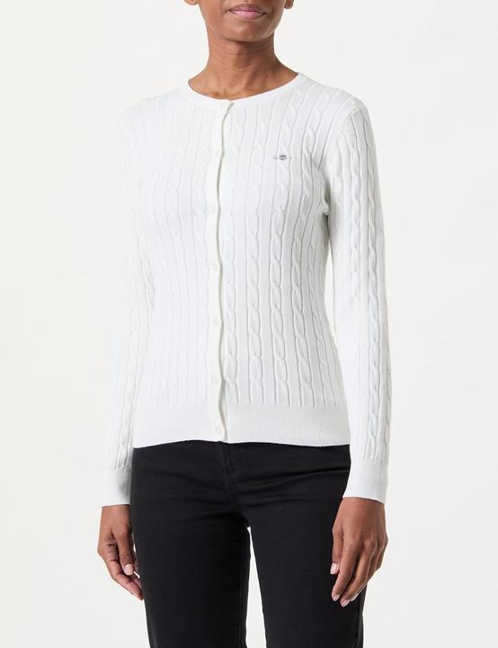 Produktbild GANT Stretch Cotton Cable Cardigan, Eggshell., 3XL (3XL)