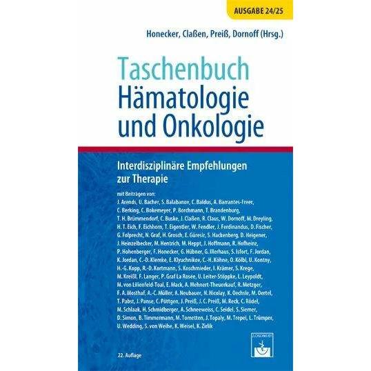 Taschenbuch Hämatologie und Onkologie, Fachbücher von Joachim Preiss, Friedemann Honecker, Johannes Classen, Wolfgang Do...