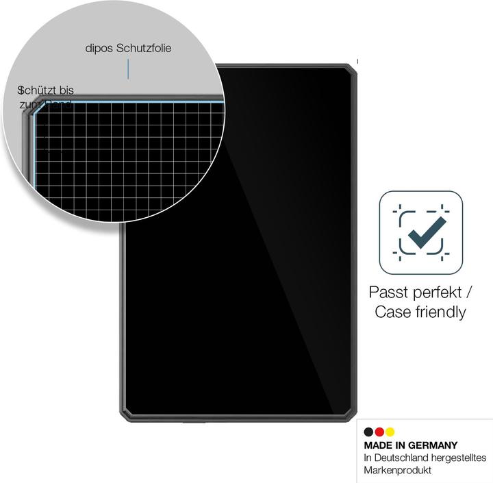 Actual product image Dipos Anti-Shock Screen Protector Clear