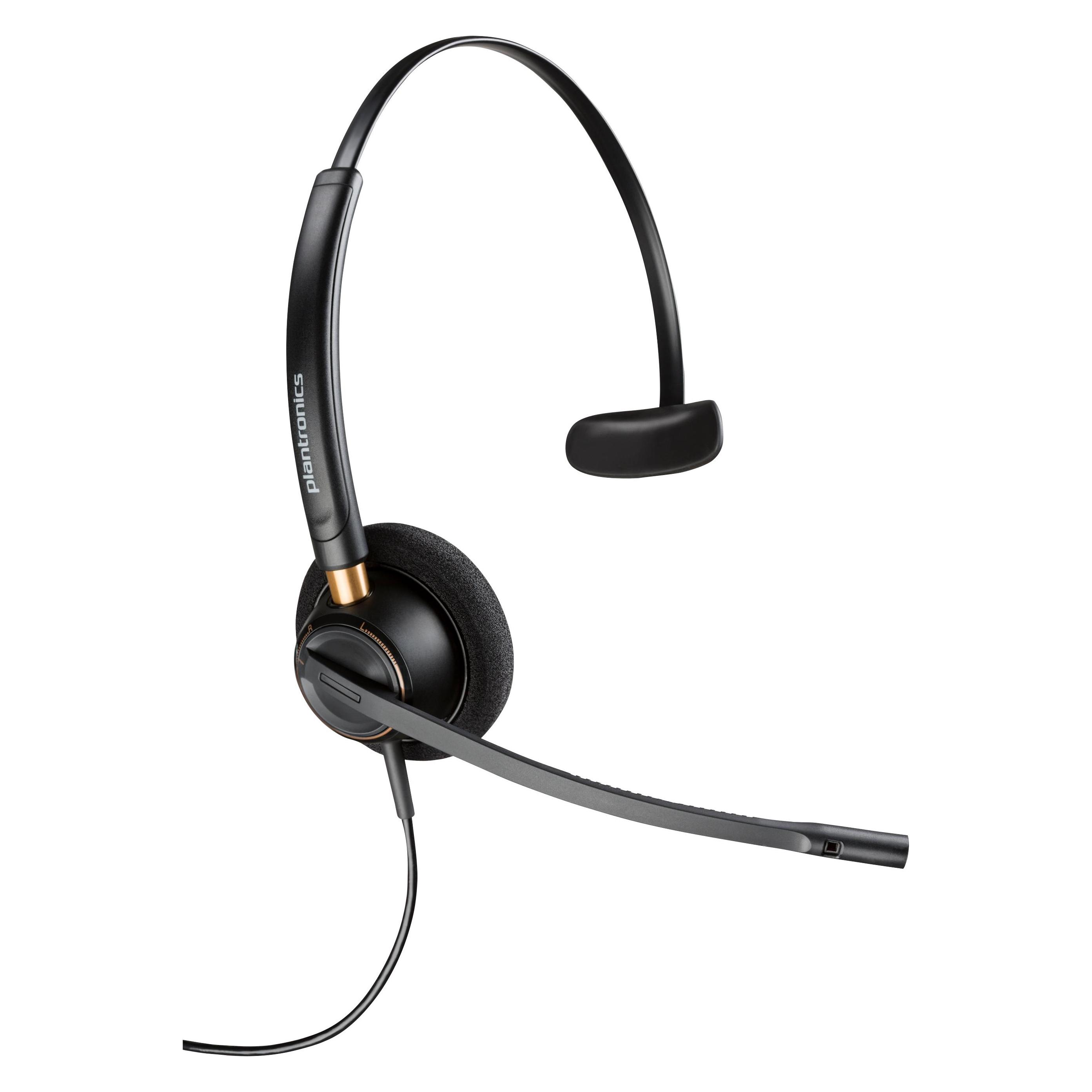HP Poly EncorePro HW510D (Kabelgebunden), Office Headset, Schwarz