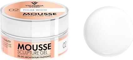 Image du produit Visconti Di Modrone Victoria Vynn Mousse Thixotropic Sculpture Gel 15ml Nails Building Extension 02 Polar White