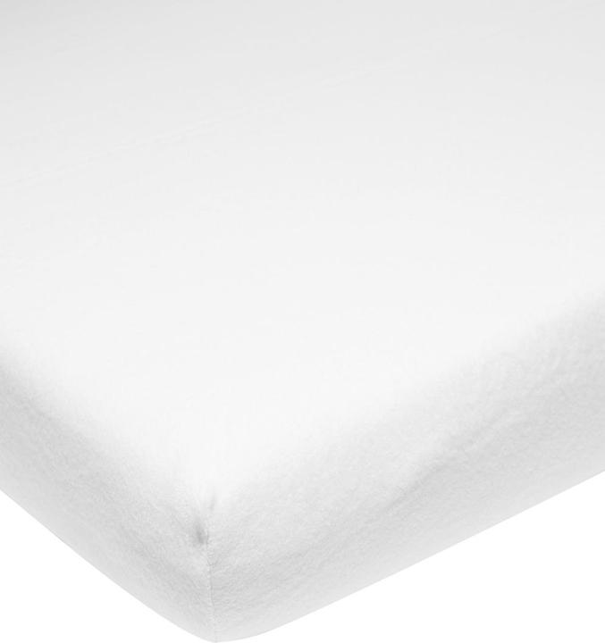 Actual product image Meyco Molton stretch fitted sheet 60x120 white