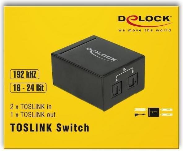 Produktbild Delock TOSLINK Switch