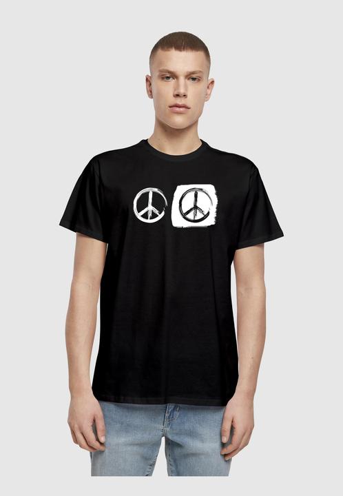 Image du produit Merchcode Peace - T-shirt Basic Double Peace Black - 161525 (XXL)