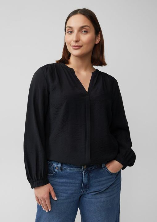 Immagine prodotto s.Oliver Bluse Strukturierte Bluse aus Viskosemix mit Raffung (44)