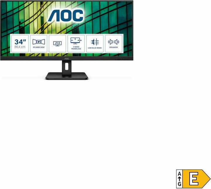 Actual product image AOC Q34E2A (2560 x 1080 pixels, 34")