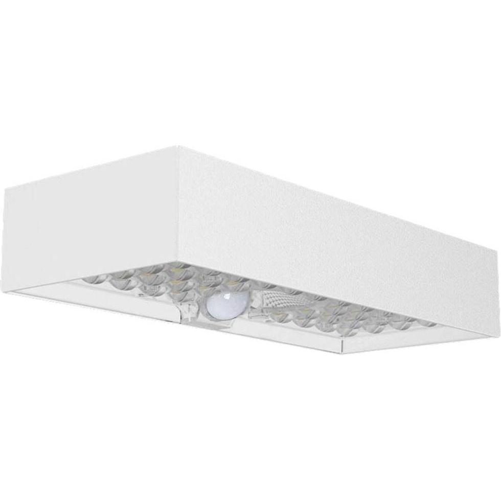 V-TAC, Gartenbeleuchtung, VT406 LEDWandleuchte mit Solarpanel4000K, IP65, 6W (900 lm, IP65)