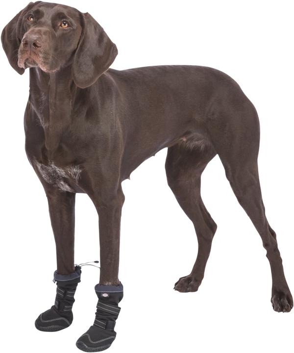 Produktbild Trixie Walker Active Long protective boots, S, 2 pcs., black (S, Hundeschuhe)