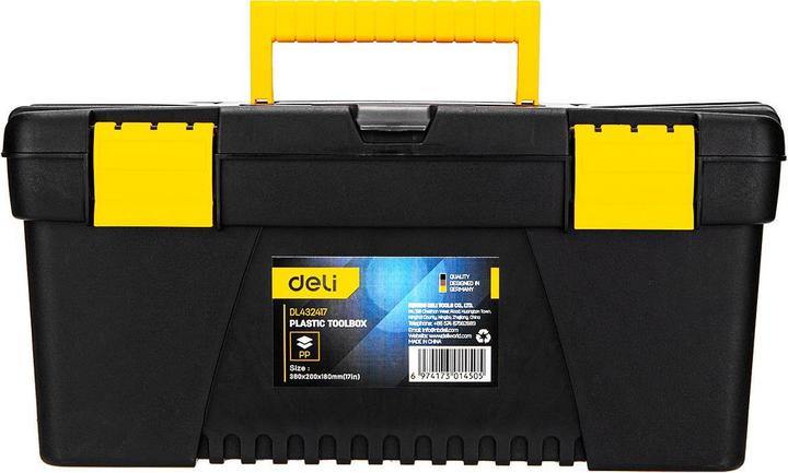 Actual product image Deli Plastic tool box Tools EDL432417 15 " (1 pieces)