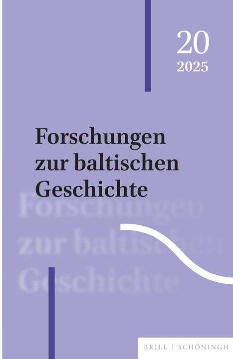 Produktbild Forschungen zur baltischen Geschichte