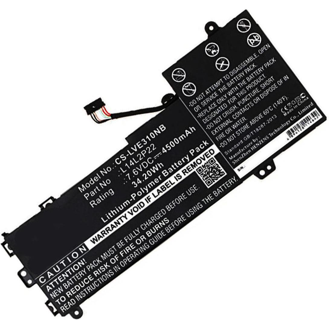 AGI 117477 - Akku - Lenovo - E31-70 (E31-80) (4500 mAh), Notebook Akku, Schwarz