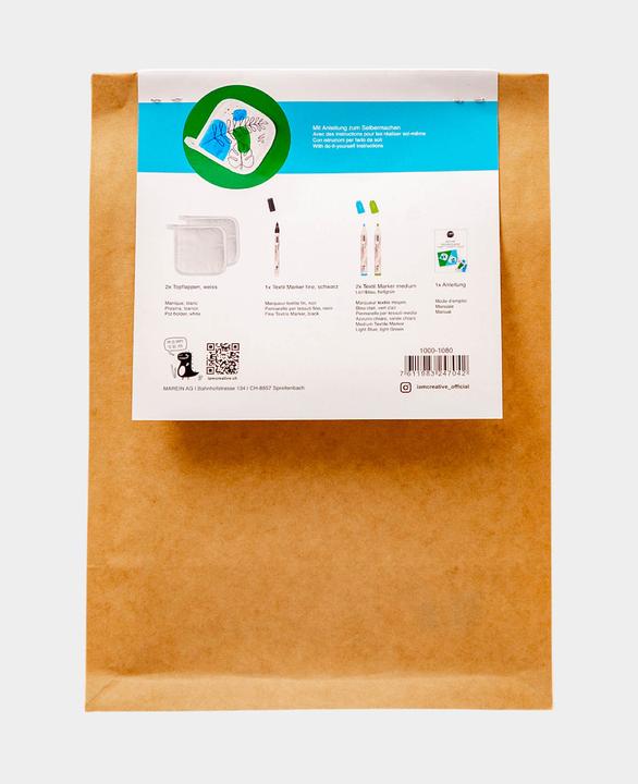 Actual product image I Am Creative Potholder DIY colouring set