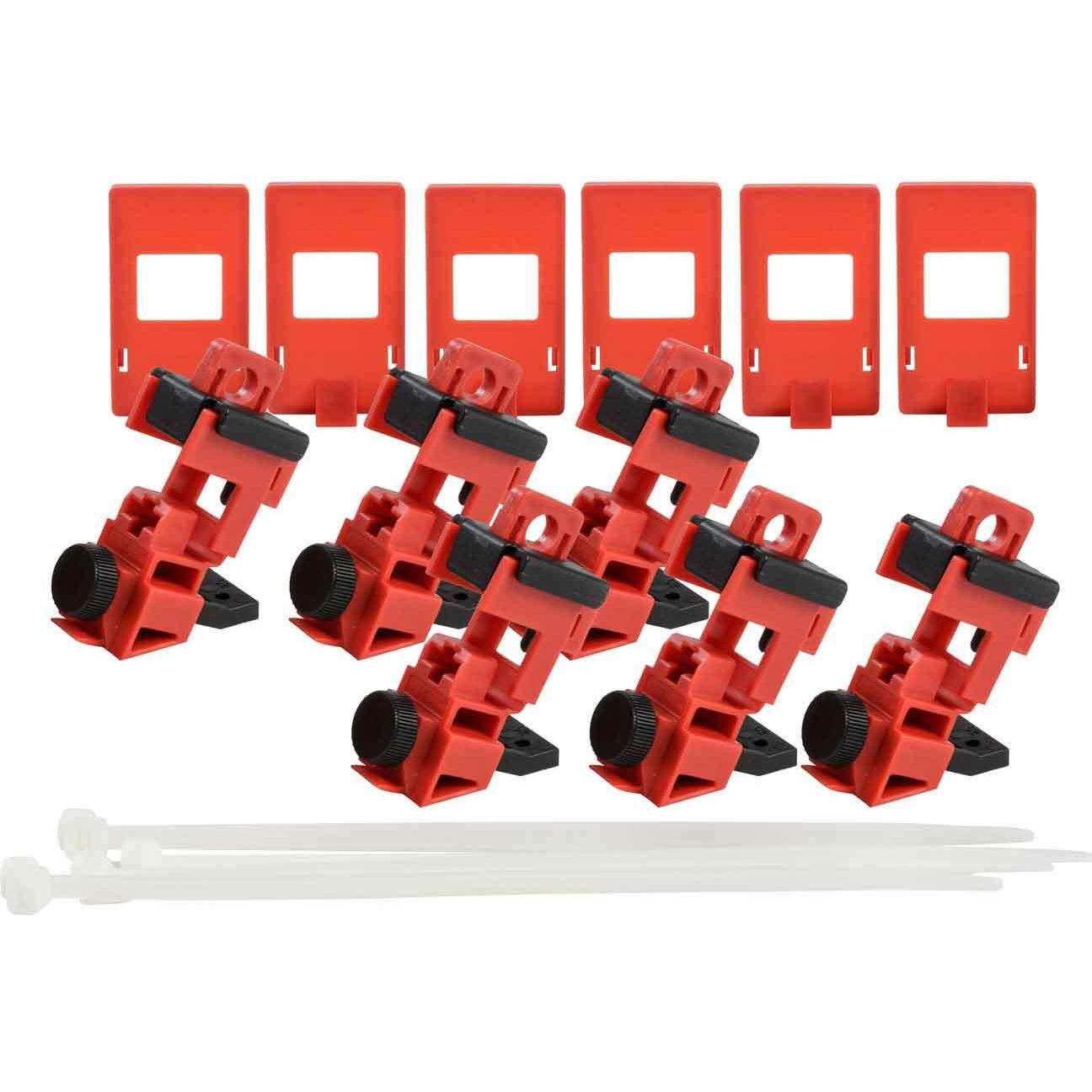 Brady, Sicherheitskennzeichnung, TagLock Circuit Breaker: 120/277V- 6/pk
