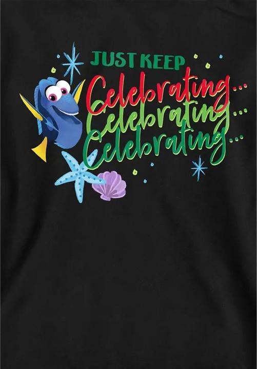 Produktbild Finding Nemo Just Keep Celebrating Kapuzenpullover weihnachtliches Design (128)