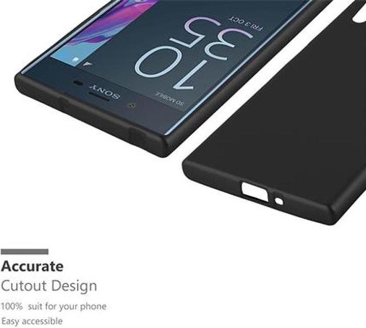 Actual product image Cadorabo TPU Matt Metallic Cover (Sony Xperia XZ, Sony Xperia XZs)