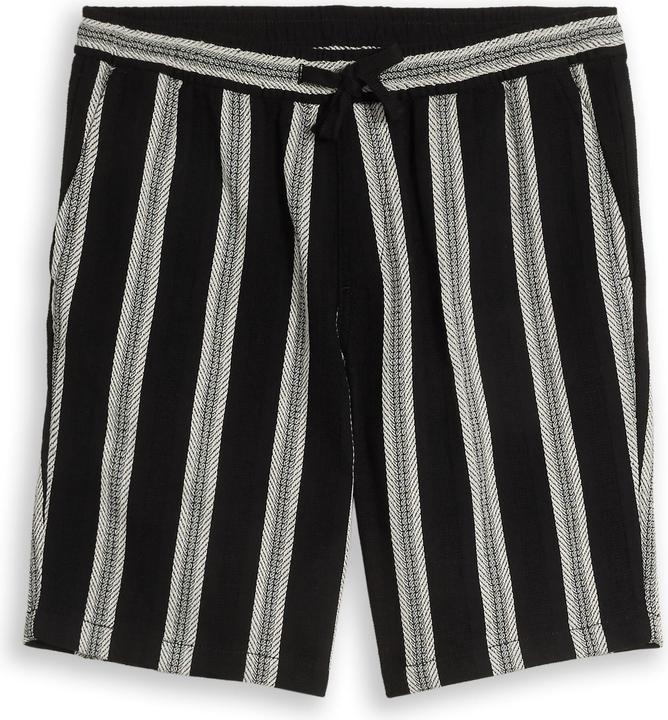 Actual product image Tom Tailor Relaxed-fit shorts with a striped pattern (M)