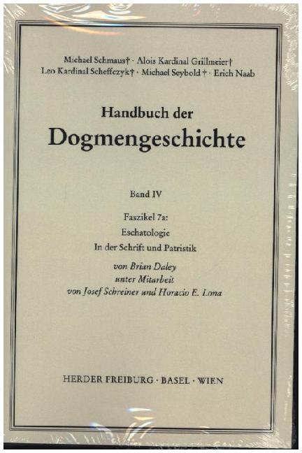 Produktbild Fortsetzungswerk. Handbuch der Dogmengeschichte.: Eschatologie (Deutsch, 1986)