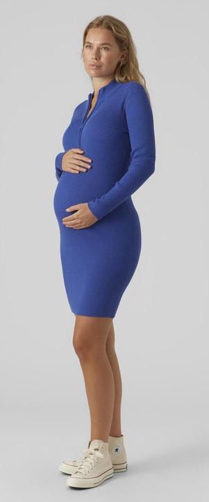 Actual product image Mamalicious Mllena Lia L/S Rib Knit Abk Dress 2f A.
