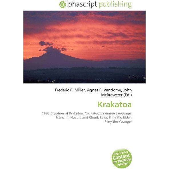 Krakatoa, Fachbücher von Agnes F. Vandome, Frederic P. Miller, John McBrewster