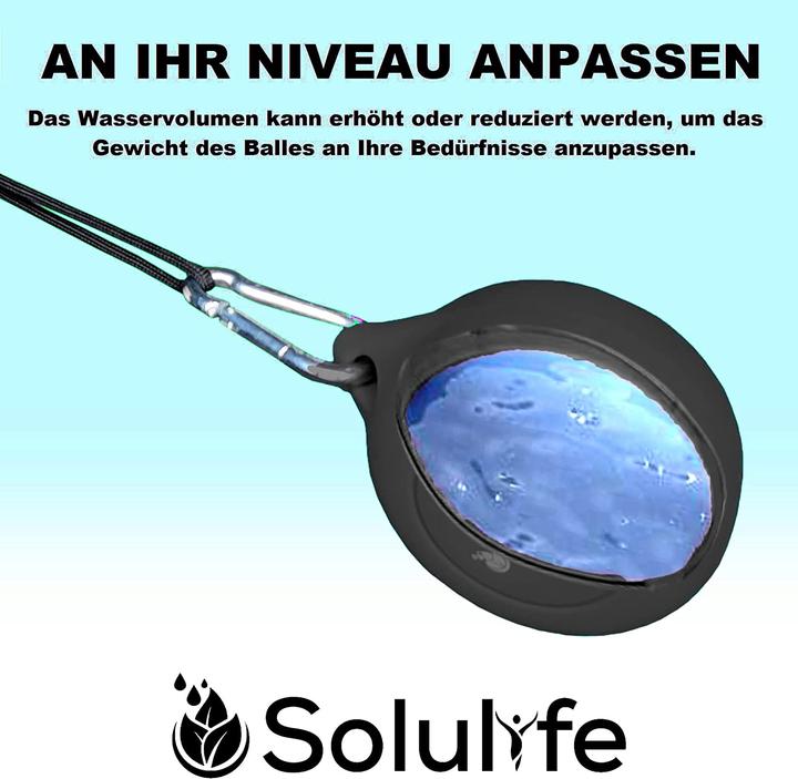 Actual product image Solulife Hula Hoop Adults Black (120 cm, 1500 g)