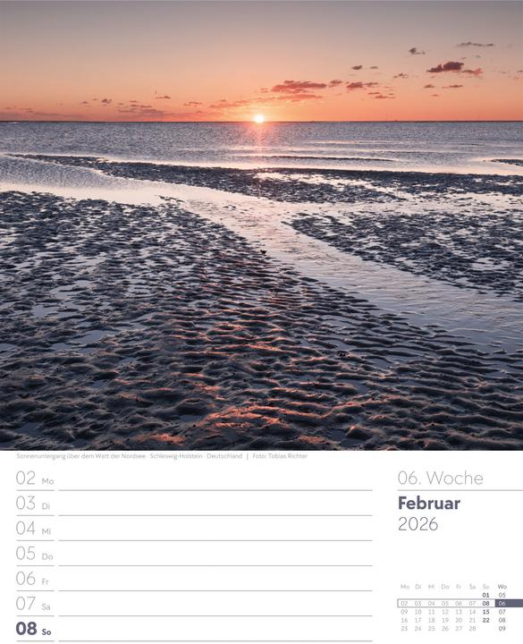 Produktbild Am Meer - Wochenplaner Kalender 2026