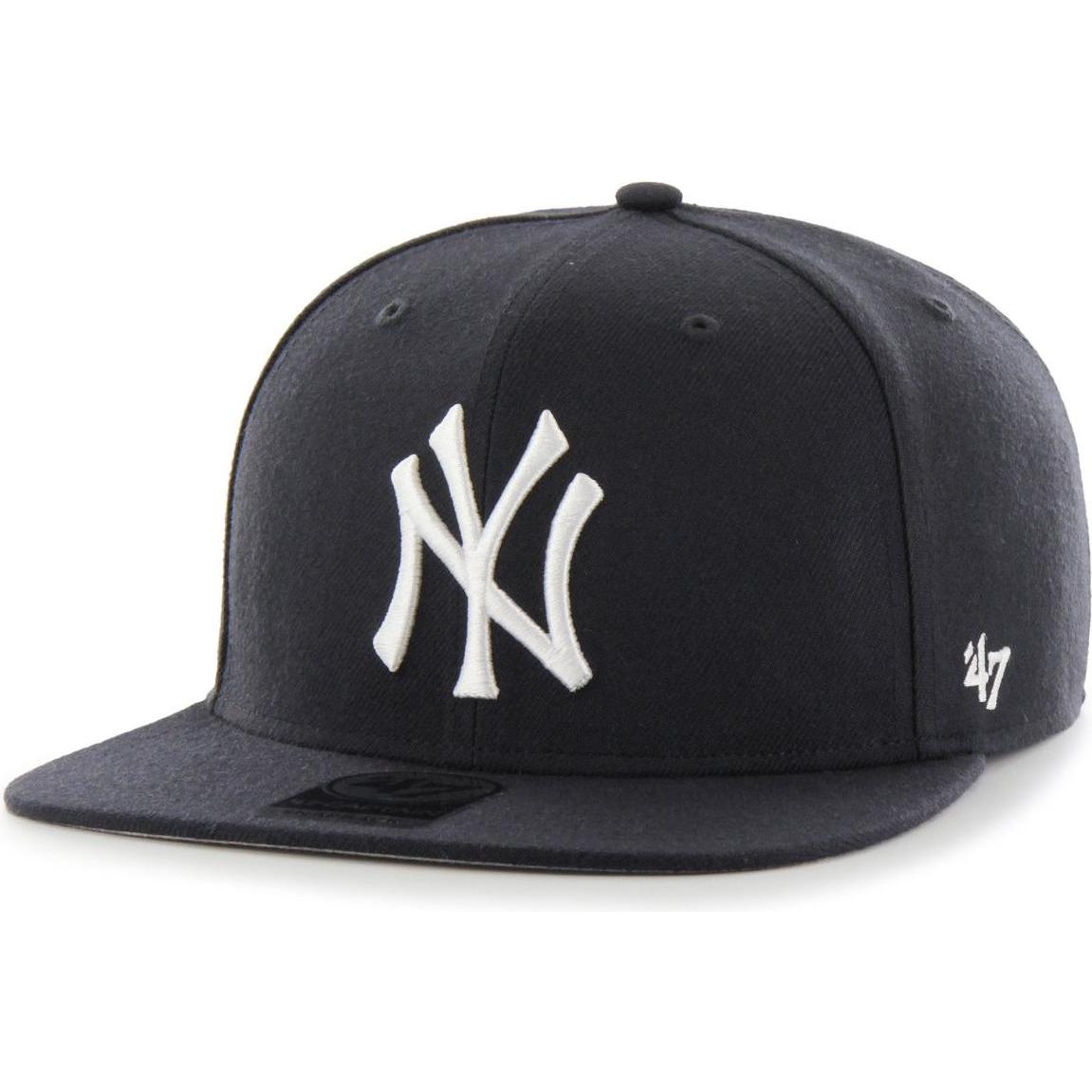 47 Brand, Unisex, Cap, MLB New York Yankees Sure Shot Captain OSFA, Blau, (One Size)