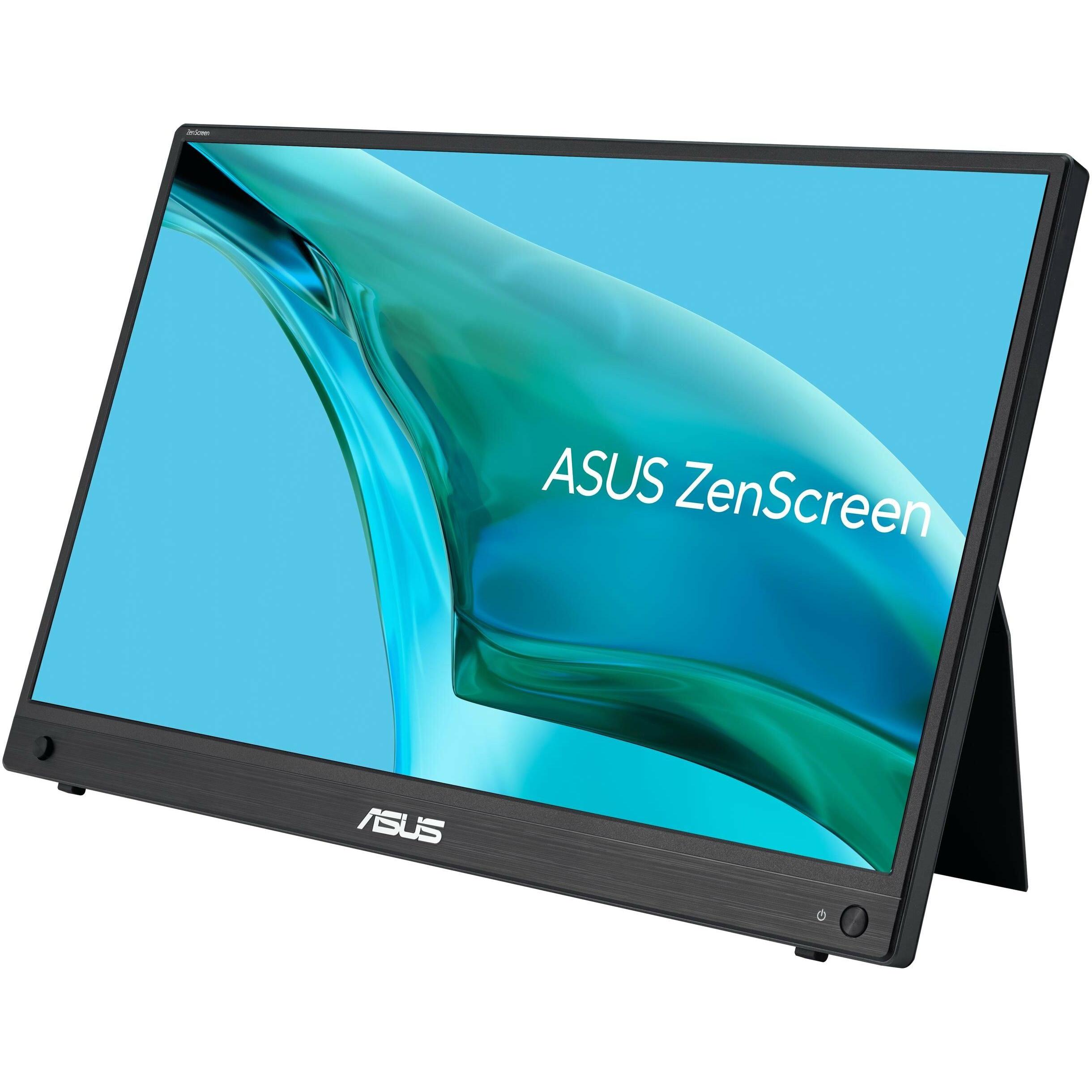 ASUS ZenScreen MB16AHG (1920 x 1080 Pixel, 15.60"), Monitor, Schwarz