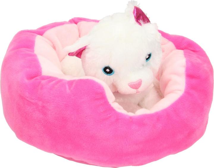 Actual product image Toi-Toys Plush cat in basket (14 cm)