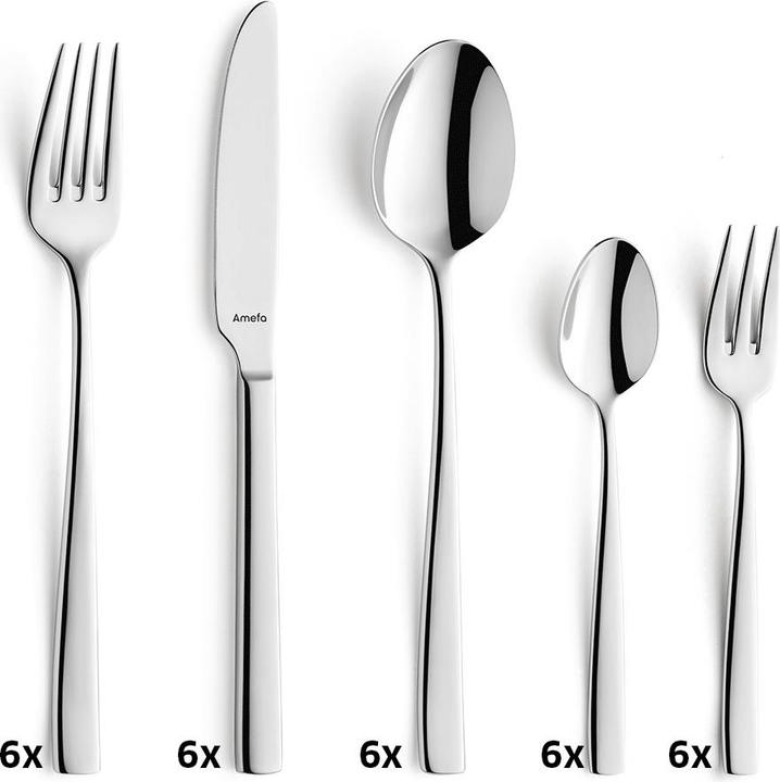 Amefa Fresch Besteckset (30 Stück, Besteck Set)