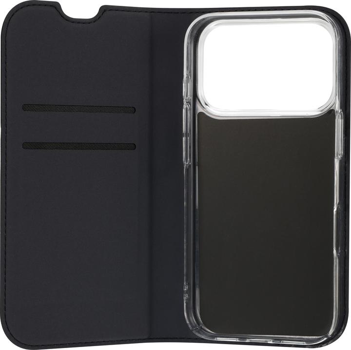 Actual product image FoneKit BookCase protective case, iPhone 17 Pro Max, black (Apple iPhone 17 Pro Max)