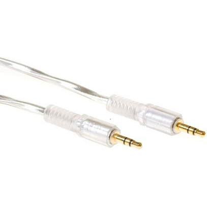 ACT 10 meter High quality audio connection cable 1x 3,5 mmm jack male - 1x 3.5mm stereo jack male (10 m, 3.5mm Klinke (A...