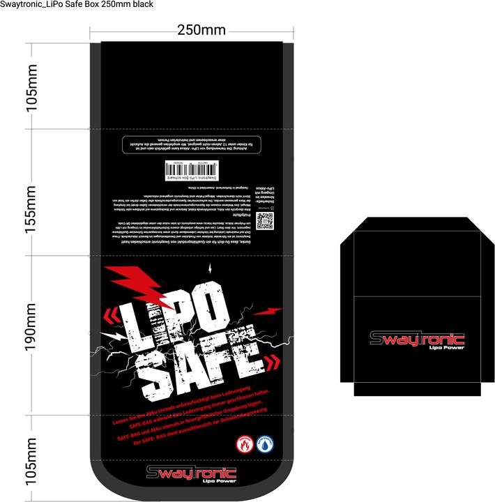 Produktbild Swaytronic LiPo Box (25 cm, 15 cm)